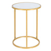 Accent Marble Effect Coffee Table End Console Table Gold Frame Living Room