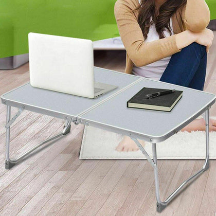 2FT Folding Camping Table Small Portable Laptop PC Bed Dining Desk Picnic Garden