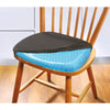 Cool Gel Filled Versatile Anti-Slip Seat Cushion & Washable Black Cover 40x40cm