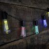 LED Solar Powered Vintage Edison Bulb String Lights Garden Outdoor Fairy Summer