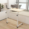 Movable Computer Desk with 4 Wheels Adjustable PC Laptop Table Home Office Study