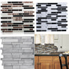 Wall Tile Sticker 3D Mosaic Self-Adhesive Sticker Kitchen Bathroom Decor 1pcs