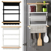 Refrigerator Magnetic Rack Kitchen Fridge Side Organizer Storage Holder Shelf