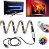 5V 5M LED Strip Lights 5050 RGB Multi Colour USB TV PC Back Mood Lighting+Remot