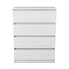 White Modern Bedside Table Cabinet Chest of Drawers 2 3 4 5 6 Drawer Bedroom