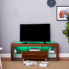 Modern TV Unit Cabinet Stand High Gloss Door and Matt 130cm LED Light Options