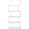 Modern Book Shelves 5 Tier S Shape Bookshelf Case Storage Plant Shelf Organizer