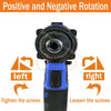 21V Electric Cordless Combi Drill with Tail Hammer Screwdriver Li-Ion Battery