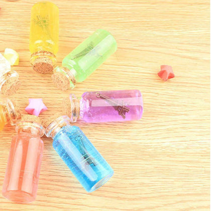 50pc 40mm Small Mini Glass Jars Corks Wedding Favours Craft Art Vial Bottles NEW