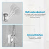 Universal Shower Head Holder Chrome Bathroom Wall Mount Adjustable Bracket Stand