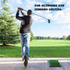 Golf Double Swing Pad Rubber Sole Golf Practice Hitting Mats Simulation Lawn