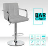 2/4/6x Modern Faux Leather Bar Stools Breakfast Chairs Swivel Gas Lift Kitchen