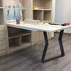 2Pcs Industrial Table Legs Cabinet Chair Computer Desk Metal Legs Set Kit Black