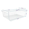 2Pcs Large Under Shelf Storage Basket Rack Kitchen Cupboard Organiser Heavy Duty
