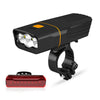 PREMIUM FULLY RECHARGEABLE BICYCLE SUPER BRIGHT BIKE LIGHTS SET LIGHT WATERPROOF