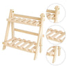 2 Tier Flower Plant Pot Stand Folding Display Ladder Shelf Garden Storage Rack