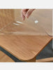 Clear Transparent PVC Tablecloth Waterproof Table Protector 0.25 MM