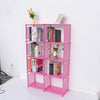 5 Tier Bookcase Shelf Drawer Racking Storage Shelving Units Heavy Duty Shelves