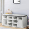Hallway Shoe Bench Shoe Storage Rack Boots Cabinet Seat Cushion Corridor Stool