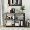 Console Table,3-Tier Console Sofa Table, Industrial Foyer Table for Living Room