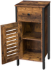 HOOBRO Bathroom Storage Cabinet, End Table with Drawer, Small Side Cabinet, Side