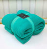 LUXURY POPCORN BLANKET FLEECE TRAVEL THROW SOFA BED WARM COSY SHERPA FAUX FUR