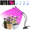 2/4 Head LED Plants Grow Light for Indoor UV Veg Growing Lamp+USB 360 Degree