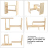Multipurpose Desk Bookshelf Desktop Storage Organizer Display Shelf Rack Wooden
