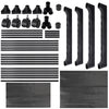 Heavy Duty Clothes Rail Rack Storage Shelf Garment Display Hanging Stand +Wheel