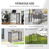 Folding Computer Desk Writing Study Table Industrial Home Office Workstation