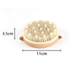 WOODEN BODY BRUSHES WITH MASSAGE NODULES DETOX BATH SHOWER STIMULATES CLEANS