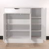 Modern Shoe Storage Cabinet 3 Doors Footwear Stand Rack Unit Cupboard Drawer UK