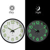 30CM Large Luminous Wall Clocks Glow In The Dark Silent Home Digital Clock Decor