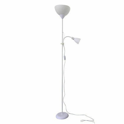 Adjustable Reading Floor Lamp 172cm Mother & Child White Standing Light