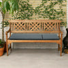 Garden Patio Bench Pad 3Seater Furniture SwingSeat Hammock Tie on Pillow Cushion