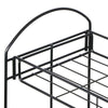 2-Tier Metal Plant Rack Plant Herbs Display Shelf Storage Rack for Patio Home