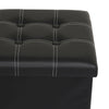 Folding Storage Ottoman Seat Stool Footstool Toy Storage Box Bedroom Living Room