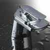 NEW Modern Waterfall Bathroom Tap Basin Sink Mono Mixer Chrome Cloakroom UK
