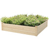 4FT Large Wooden Raised Garden Planting Bed Vegetable Flower Plants Planter Box