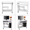 Corner Gaming Computer Desk PC Laptop Study Table Home Office Workstation Shelf