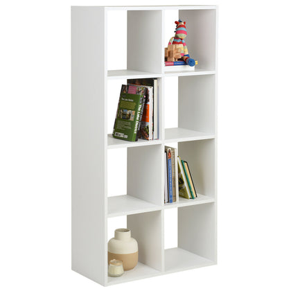 Hartleys White 8 Cube Shelving Unit Home Furniture Storage Shelves/Bookshelf