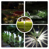 10 x Solar Powered Stainless Steel Led Post Stake Lights Garden Patio Outdoor UK