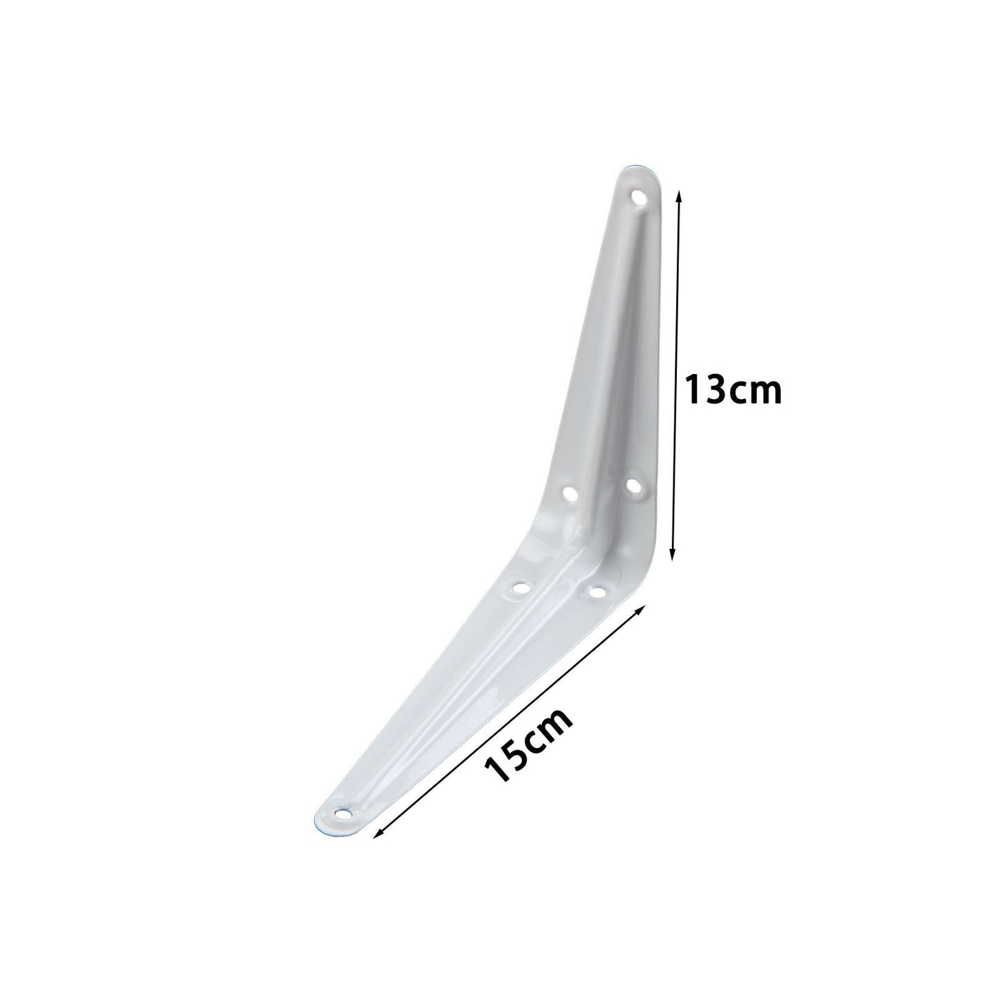 Pack 24 SHELF BRACKETS WHITE CHOICE OF SIZES LONDON PATTERN METAL, FOR SHELVING