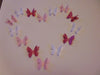 20 3d PEARLESCENT BUTTERFLY TOPPER WALL DECORATION DECOR STICKERS GIRLS ROOM cur