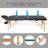 Mondeer 2/3 Folding Portable Lightweight Massage Table Salon Beauty Tattoo Couch