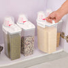 The 2L Plastic Cereal Dispenser Storage Box Kitchen Food Grain Rice Container uk
