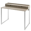 Computer Desk with Storage, Home Study Desk with Drawer and Shelves Wooden Table