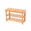 NEW! 3 Tier Wooden Bamboo Shoe Rack Bench Storage Organiser Holder