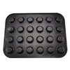 Deluxe 24 Mini Cheesecake Cup Cake Tray Non Stick Muffin Cupcake Baking Tin Pan.