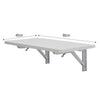 Home Office Floating Desk Drop-leaf Folding Wall Mounted Computer Table Storage